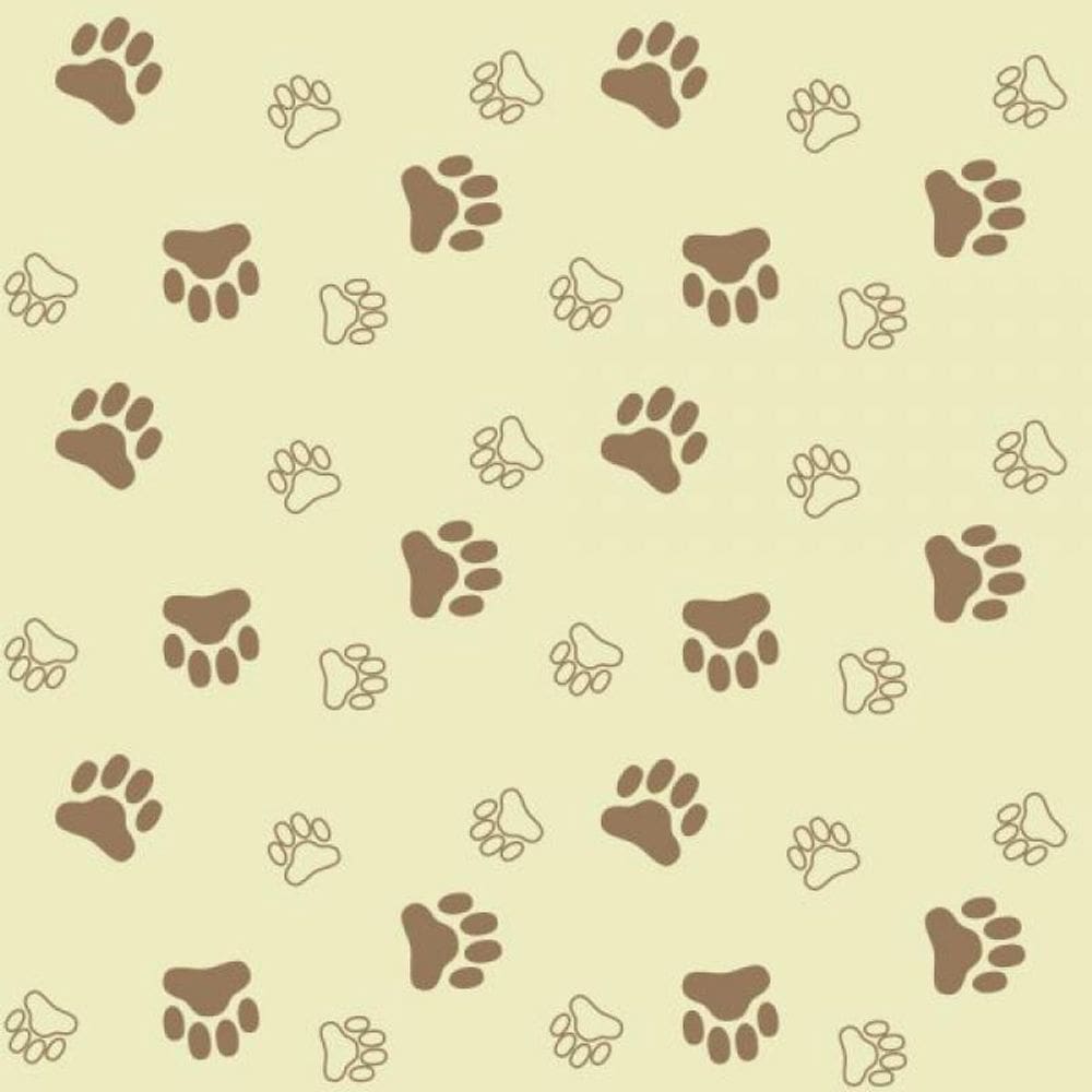 Papel De Parede Infantil Patinhas Cachorro