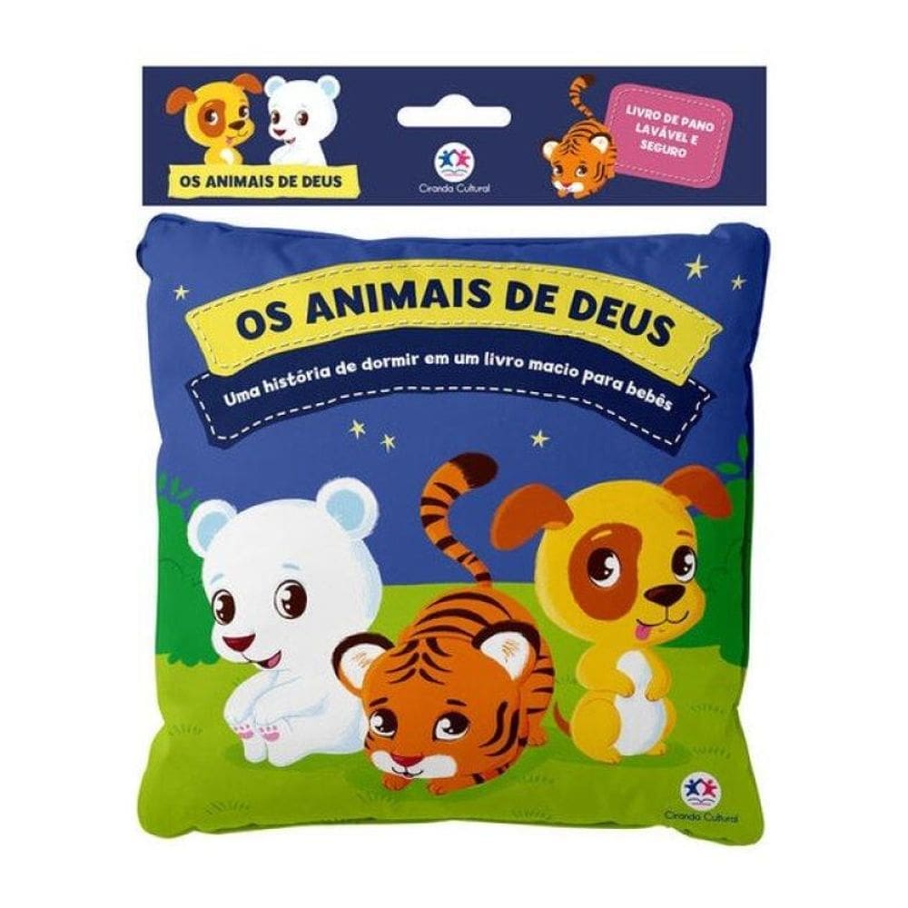 Os Animais De Deus - Meu Livro De Pano