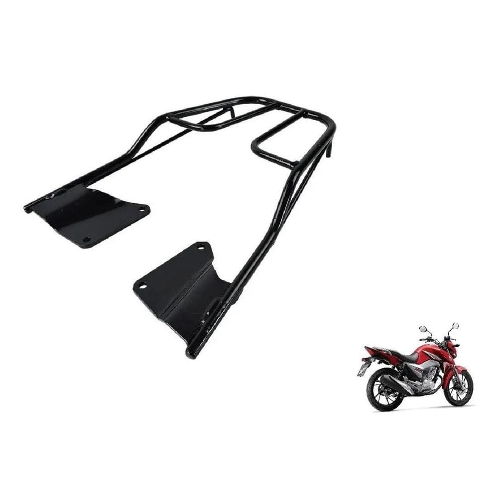 Bagageiro Suporte Bauleto Preto Cg Titan 160 2016 A 2018