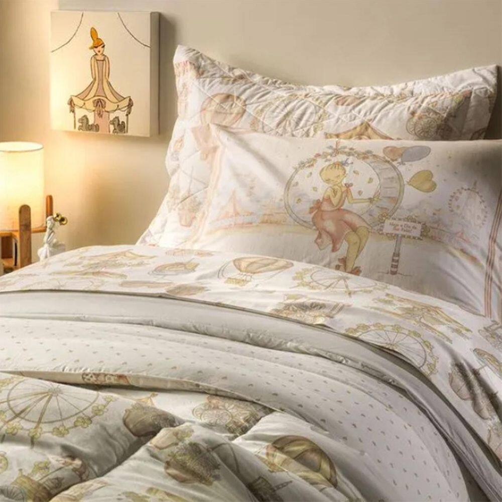 Edredom Infantil Casal 200 Fios Vick 100% Algodão Karsten