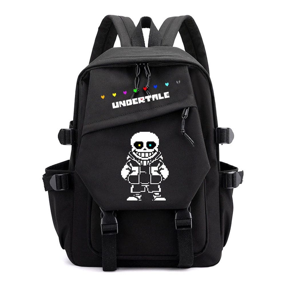 Mochila escolar Anime Undertales Sans Ki para crianças