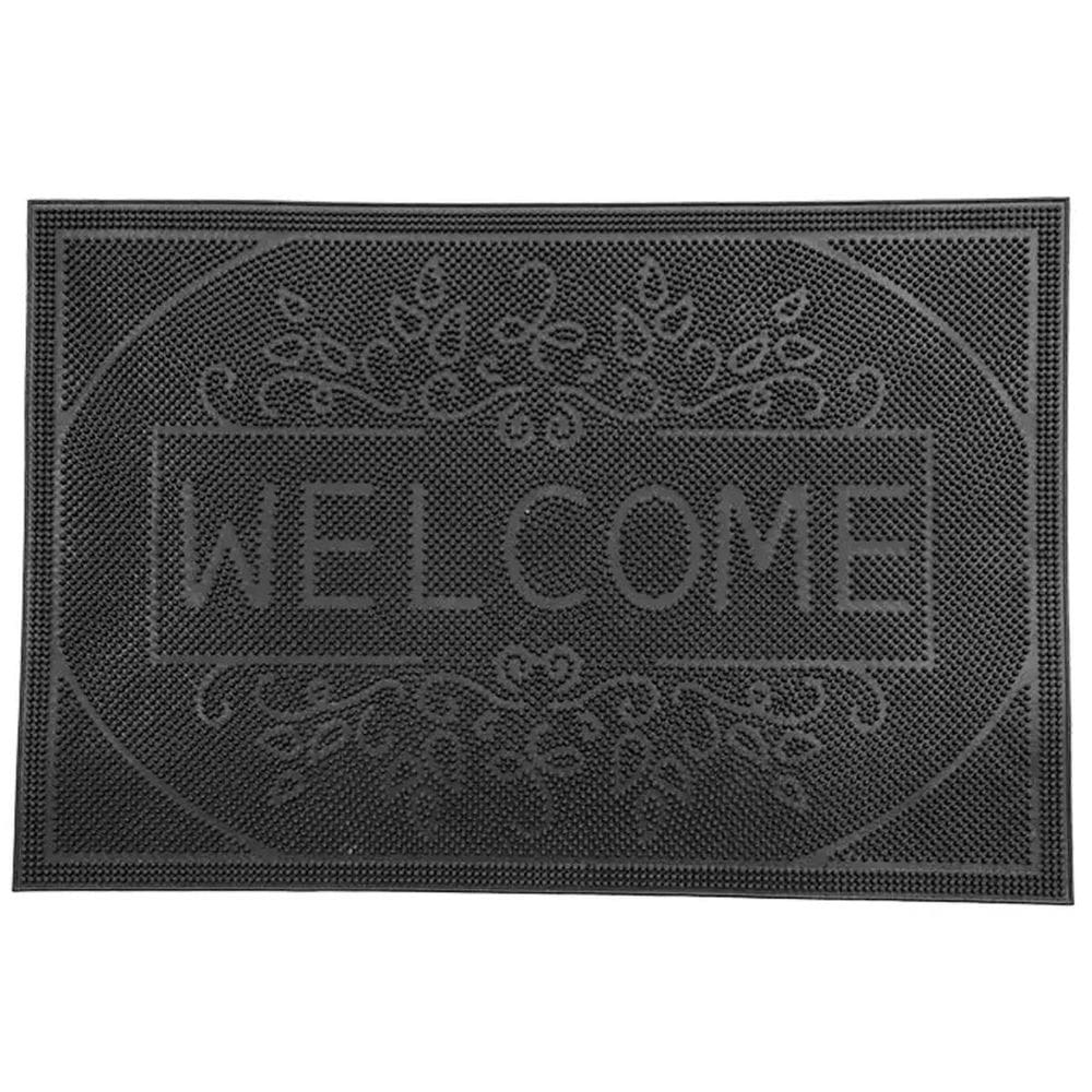 Capacho De Borracha Tapete De Porta Entrada 60X40Cm Uzoo