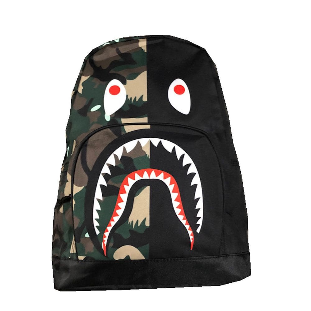 Mochila Shark Kids School Mochila impressa em 3D para meninos e meninas