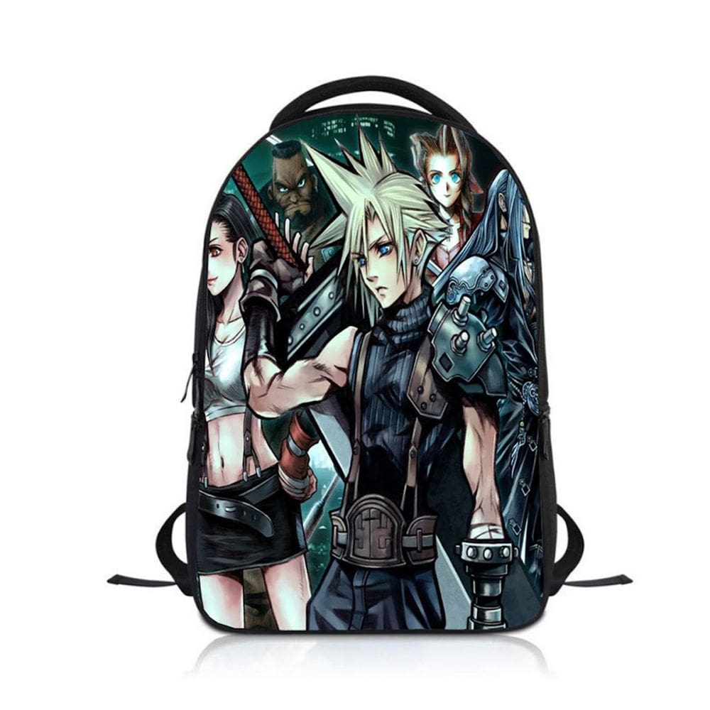 Mochila escolar Finals Fantasy Anime para crianças