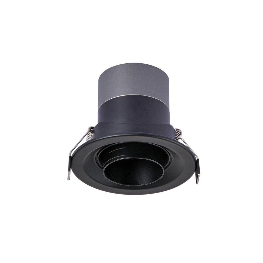 Spot De Embutir Nordecor Lova Led 15-60° Alto Irc 97 10w Bivolt Preto - 2700k - Luz Amarela