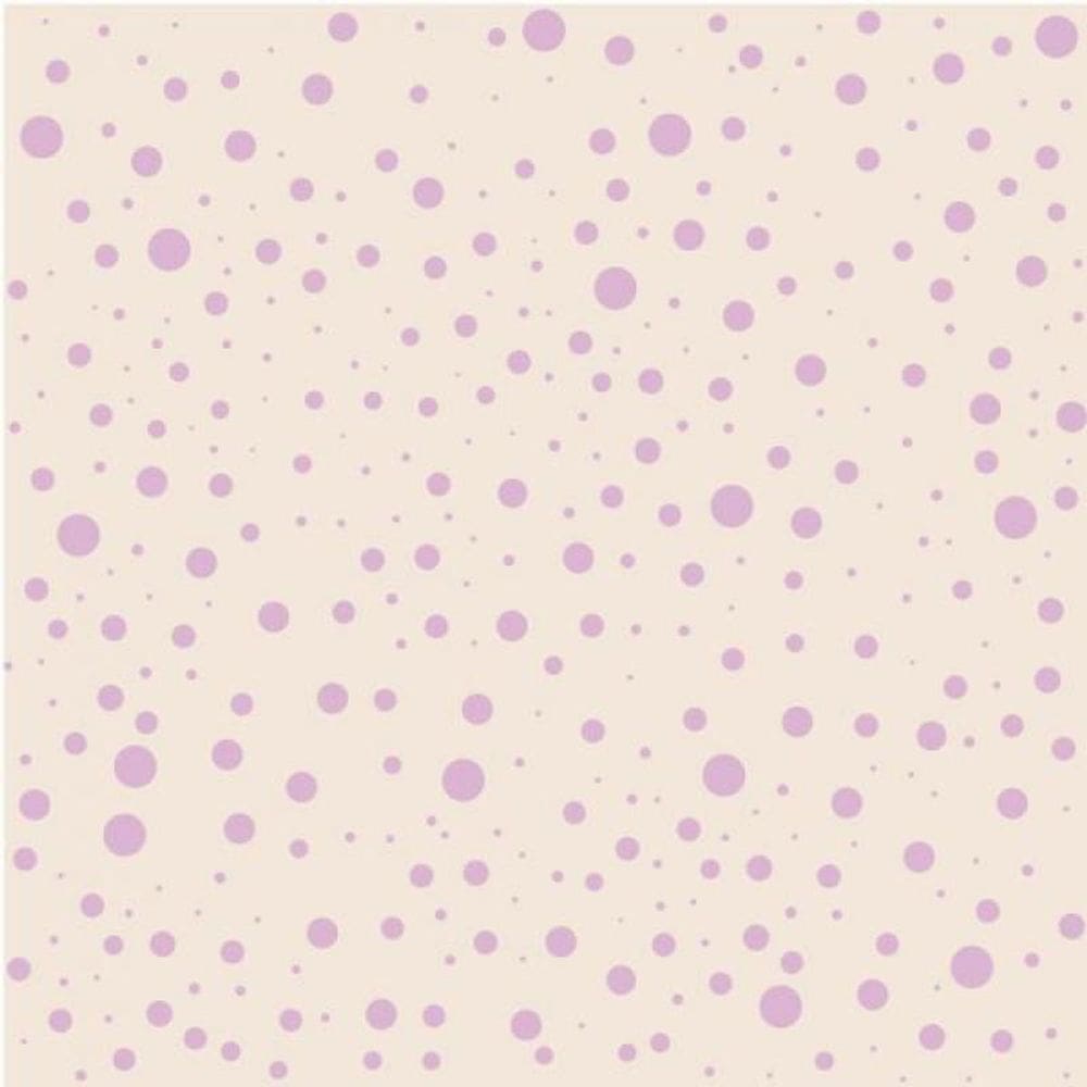 Papel De Parede Infantil Bolinhas Lilás