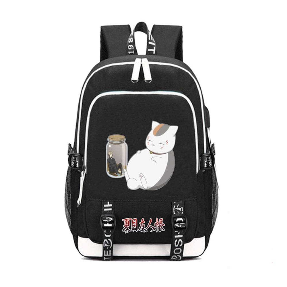 Mochila Natsumes Friends Book Kids School Oxford 30x15x44cm
