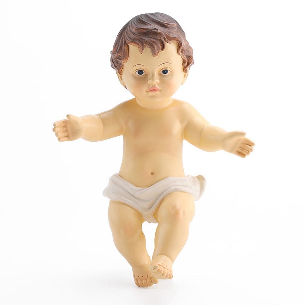 Estatueta de boneca de Jesus de Natal, estátua, resina de 6 cm