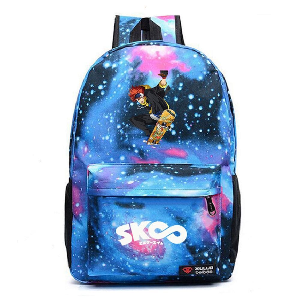 Mochila SK8 Anime School para crianças e crianças de poliéster