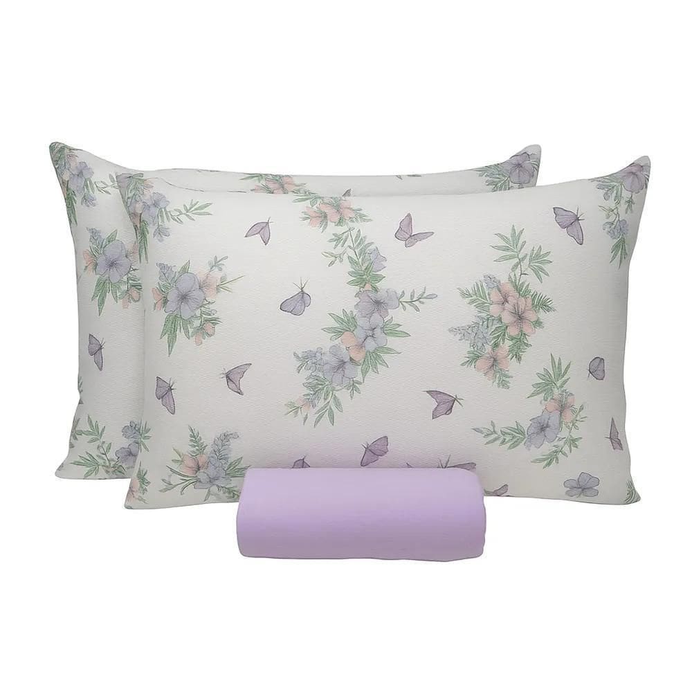 Jogo De Cama De Malha King 3 Pçs Doce Vida Portallar La Paz