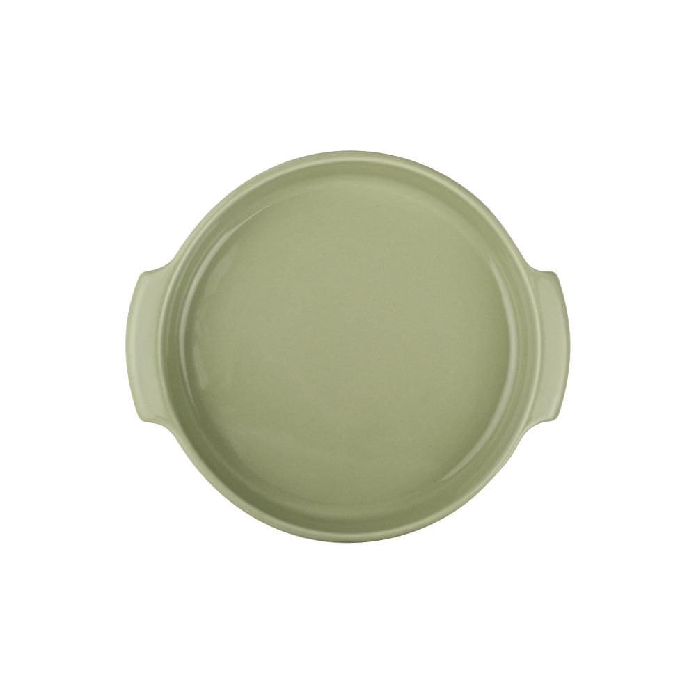 Forma Redonda com diâmetro 25 cm Verde Chá de Porcelana