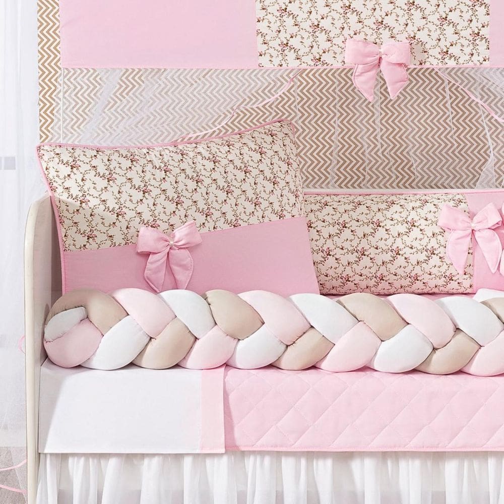 Kit De Berco Masculino Protetor De Berço Menino Ternura