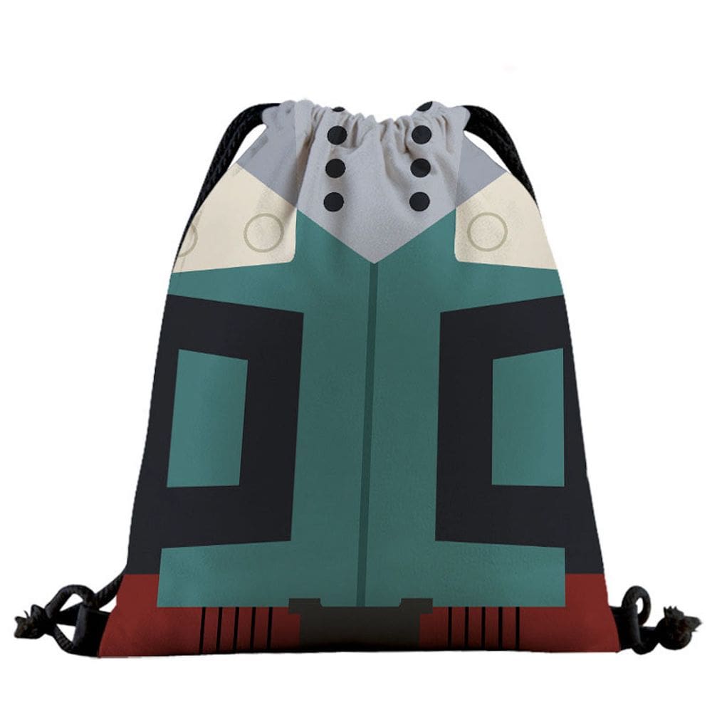 Mochila com cordão My Heros Academias Anime 39x32cm