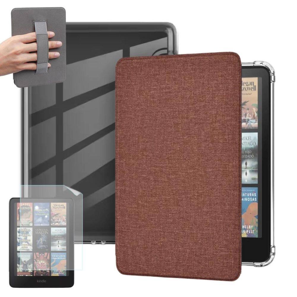 Case Tecido Alça Para Kindle Colorsoft 7 Polegadas+ Película