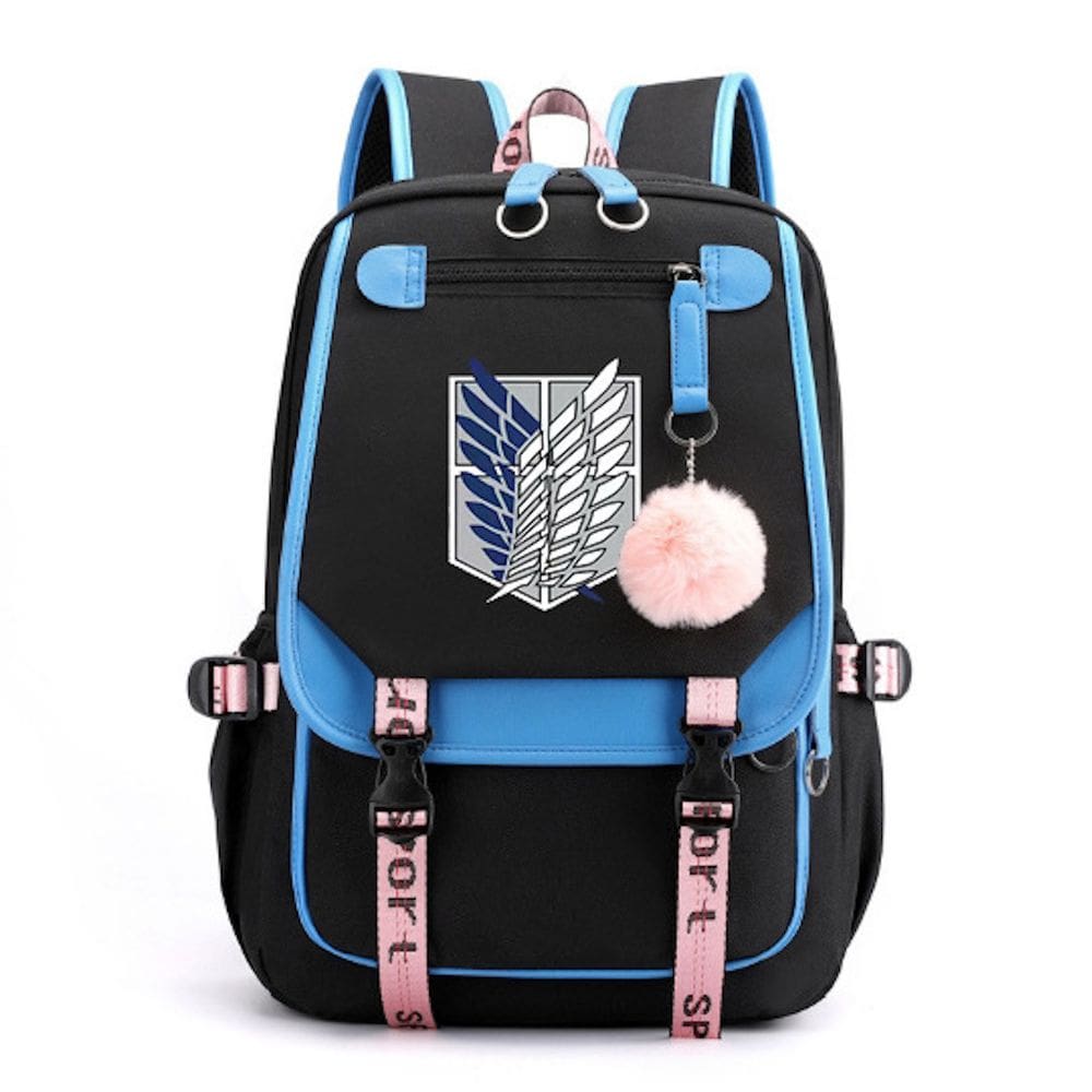 Mochila Attack on Titans Levis Ackermans Cartoon Kids