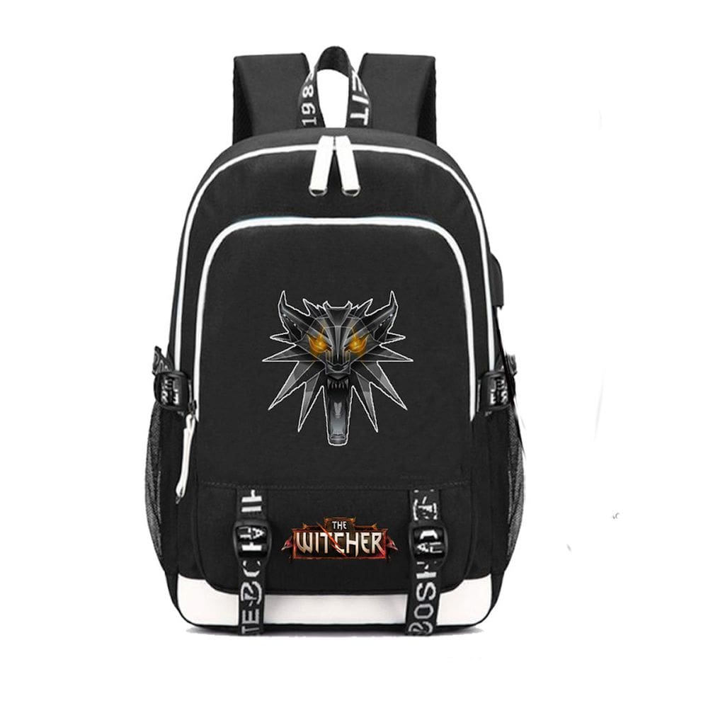 Mochila escolar infantil Witchers, impressa em 3D, Oxford, 30x15x44cm
