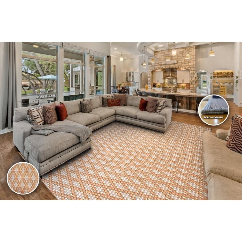 Capacho Sisal Look Pop Artesanato2 050X080 Cm