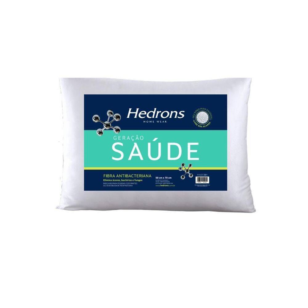 Travesseiro Hedrons Geração Saúde Antiácaro 50X70 Cm