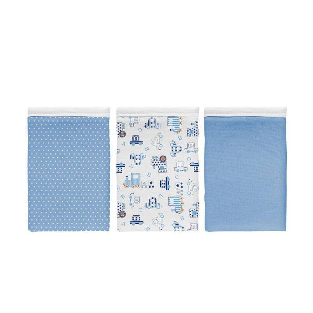 Kit 3 Fronha 30X40 100% Algodão - Baby Movel