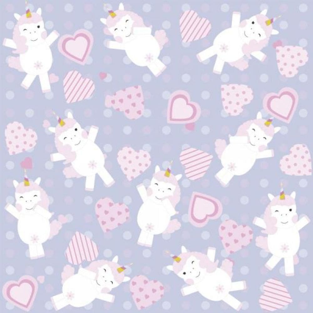 Papel De Parede Infantil Unicórnio Baby
