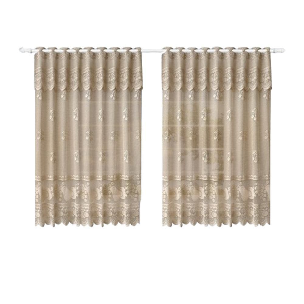 Cortina Cozinha Renda Toscana Bando 2,00X1,30 Alt