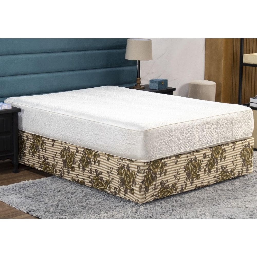 MP - Saia Box Fit Solteiro Capa Cama Box Ela