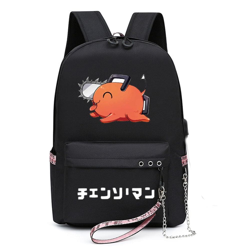 Mochila Kids School Pochita Chainsaws Mans Nylon 480g