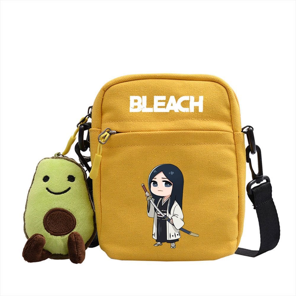 Bolsa de ombro de lona de anime Bleach Bleach para mulheres