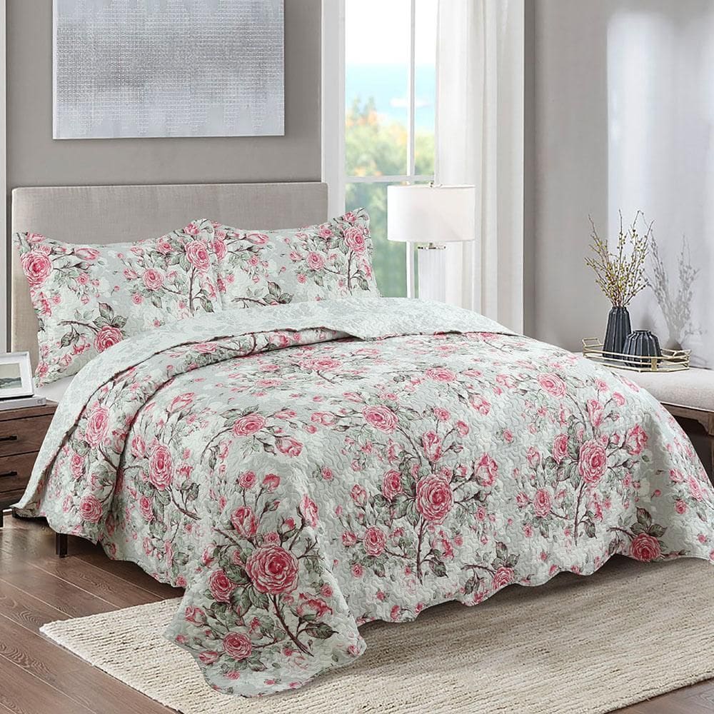 Kit Cobre Leito Colcha King Boutik Dupla Face - Stella