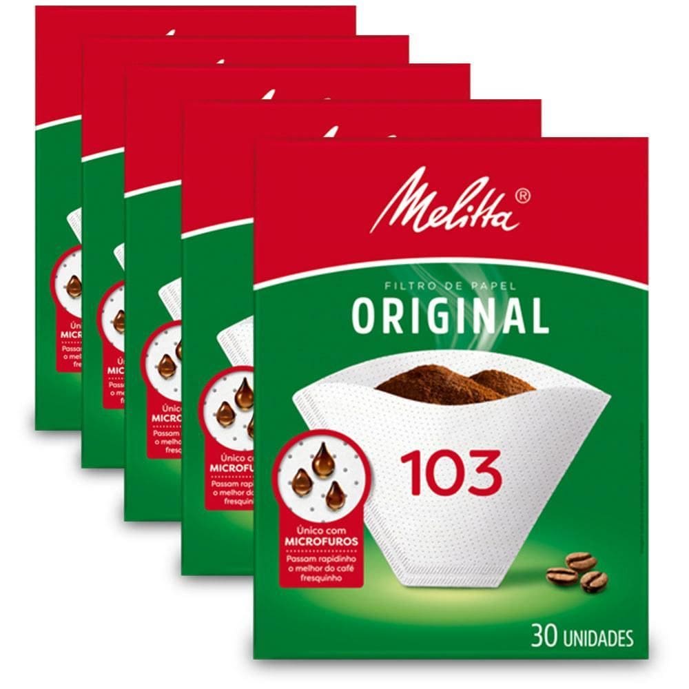 Filtro De Papel Melitta 103 Kit 6 Caixas