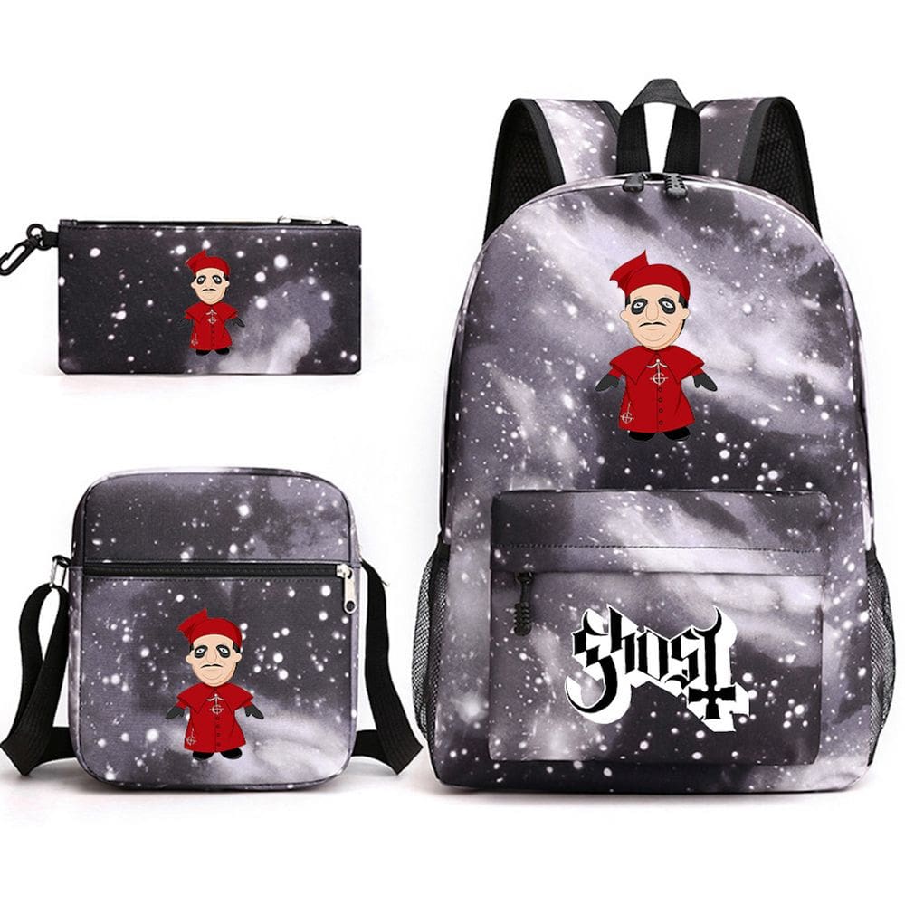 Conjunto de mochilas Cardinal Copias Red Guru School, 3 unidades para crianças