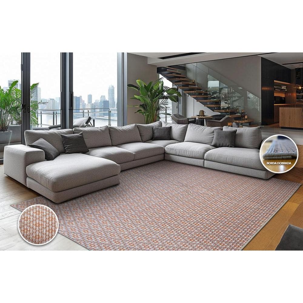 Passadeira Sisal Look Pop Artesanato3 100X150 Cm