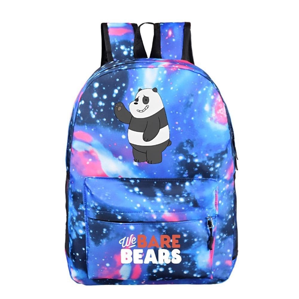 Mochila escolar We Bare Bears Cartoon Kids Canvas 45x31x12cm