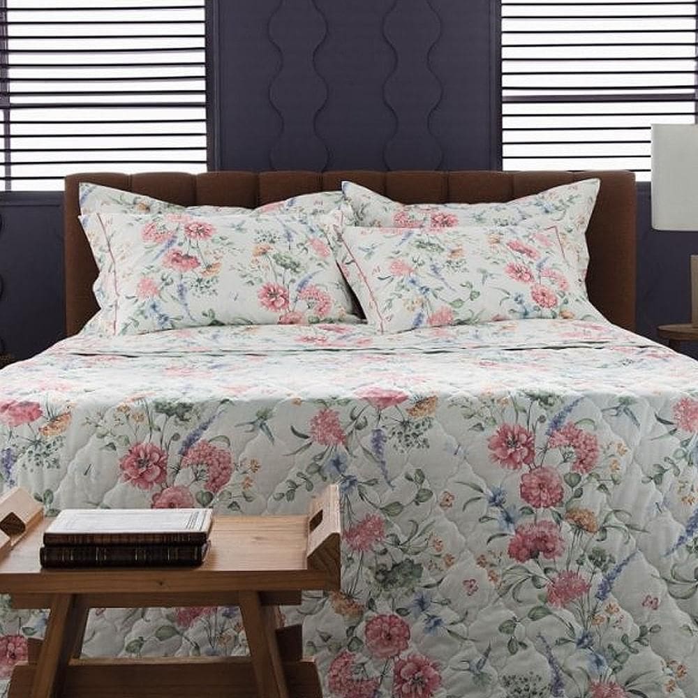 Jogo De Cama Queen 200 Fios Estampado - Andreza Estela