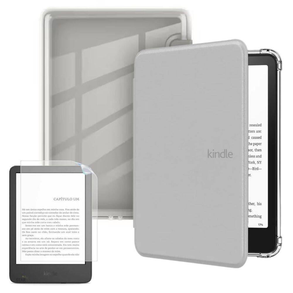 Capa Acrílico Para Kindle Básico 10 Geração J9G29R+ Película