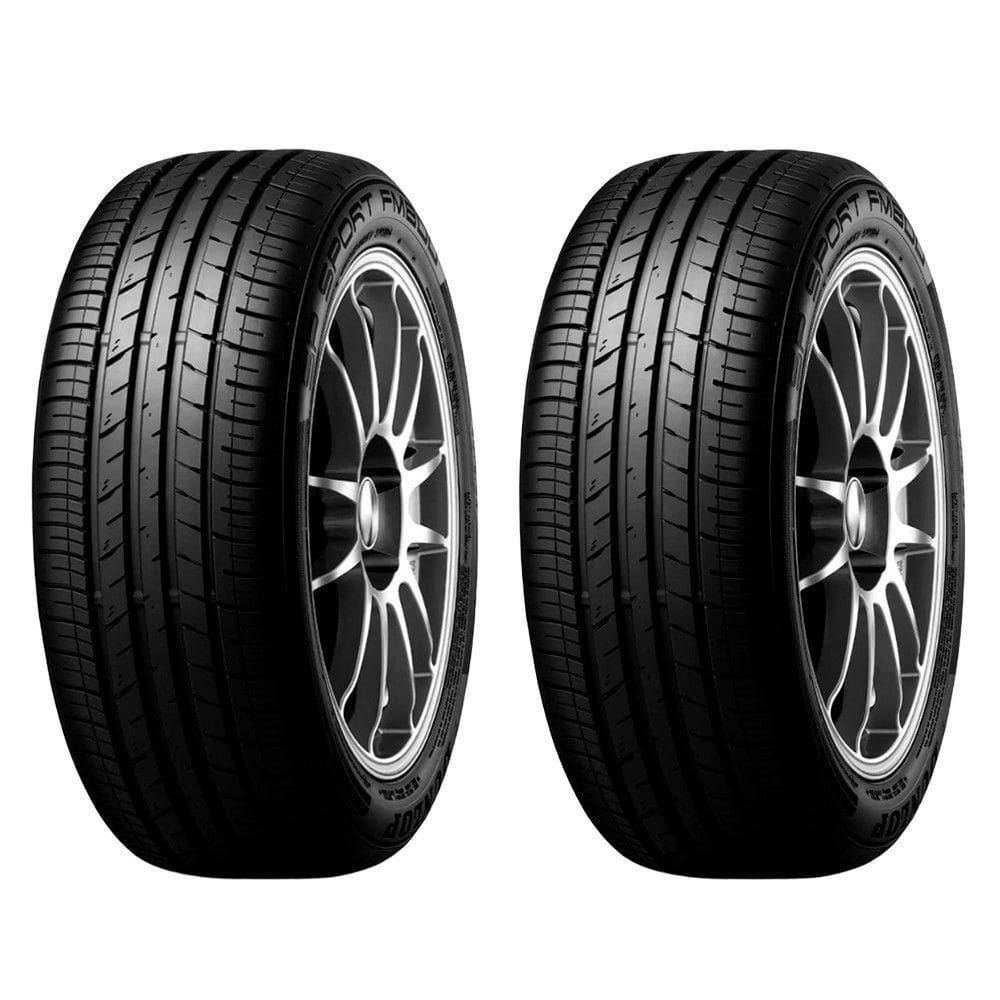 Kit 2 Pneus Dunlop 195/60r15 Sport Fm800 Preto