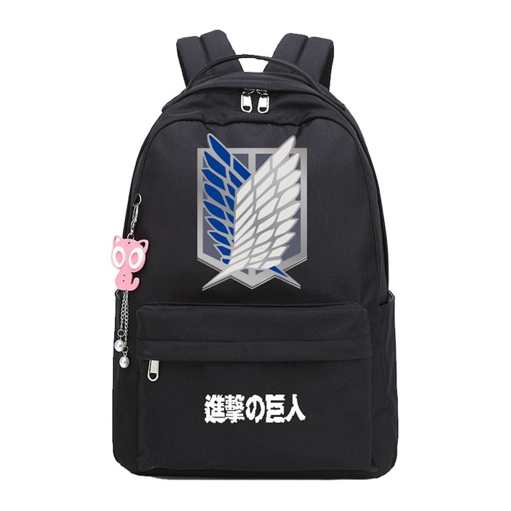 Mochila Attacks on Titans Levis Ackermans Cartoon Kids