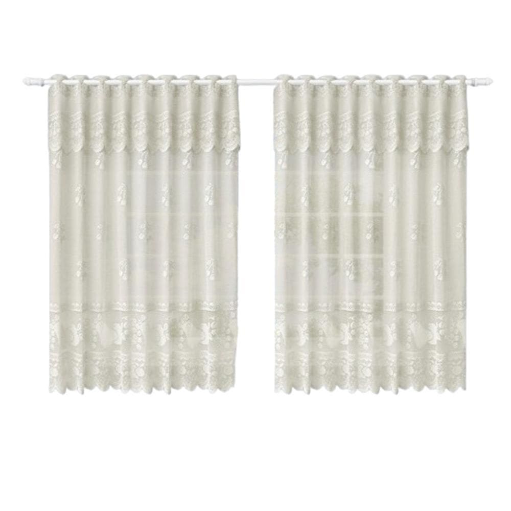 Cortina Cozinha Renda Toscana Bando 2,00X1,30 Alt