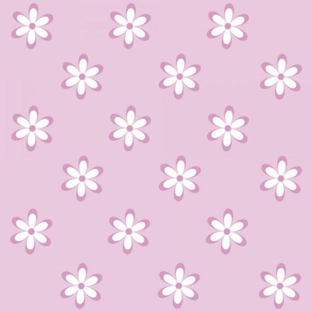 Papel De Parede Infantil Flores Margarida