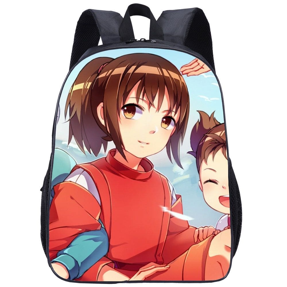 Mochila Chihiros Anime School Bag Cartoon Student Oxford