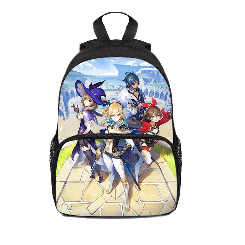 Mochila Genshins Impacts Kaeyas Jeans Gunnhildrs Cartoon Kids