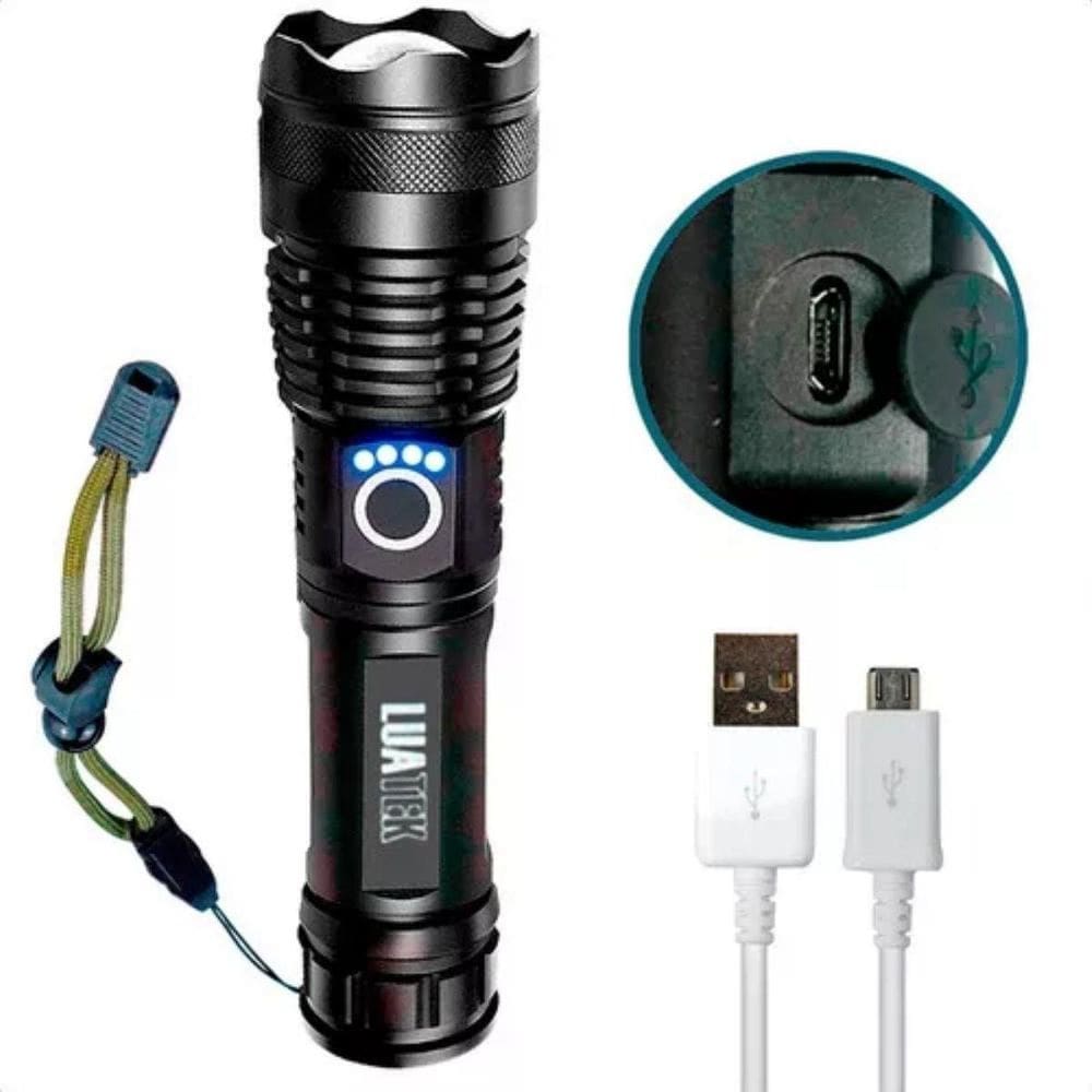 Lanterna Led Recarregável Usb A