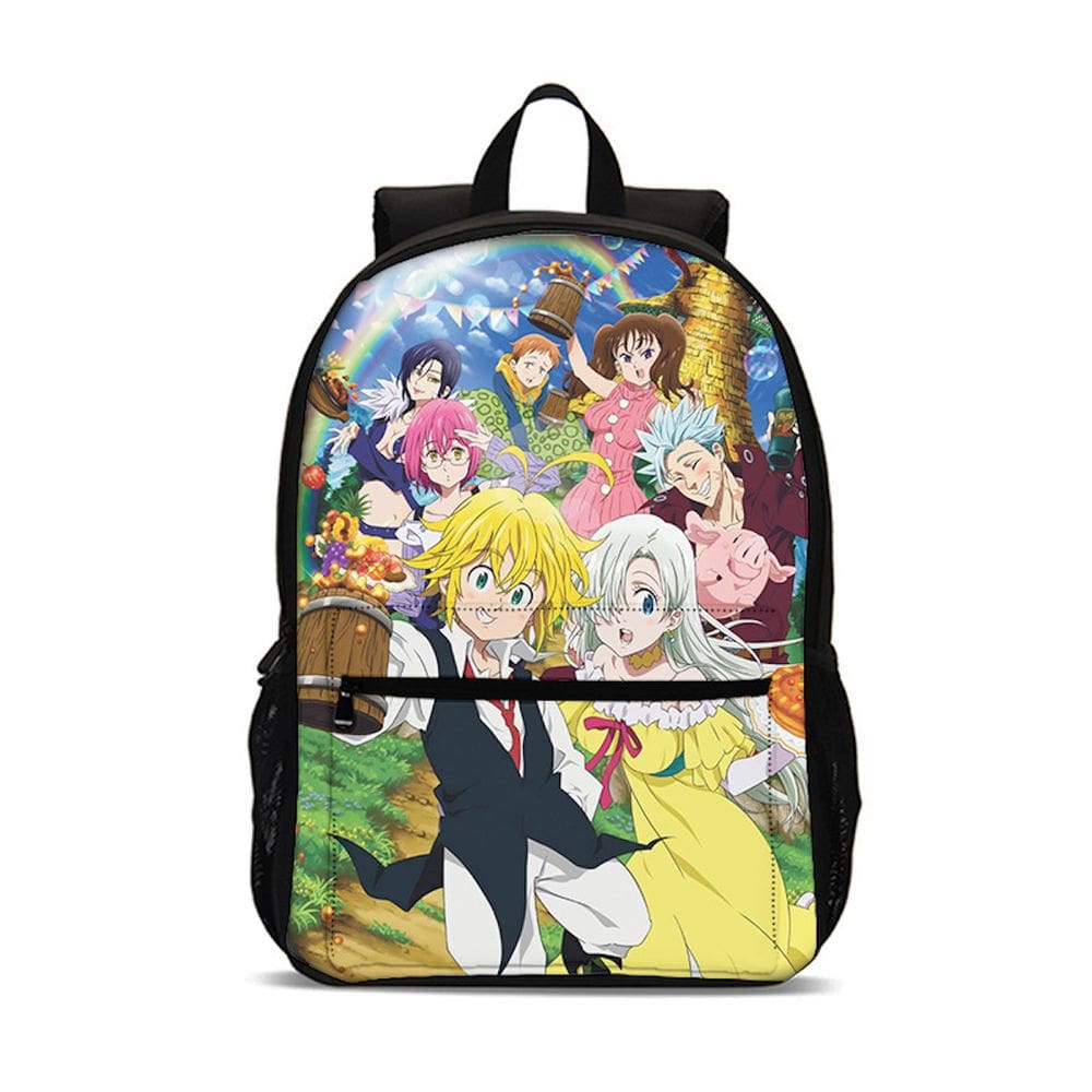 Mochila Seven Deadly Sins Meliodas Cartoon Kids School