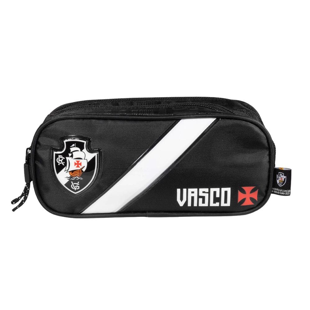 Estojo Escolar Duplo Vasco Da Gama Meninos Infantil