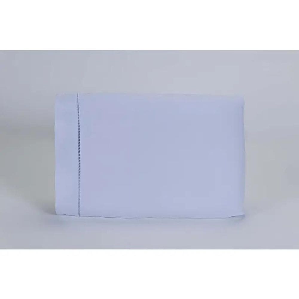 Kit 02 Fronhas 70X50Cm Percal 100% Algodo 300 Fios Branco