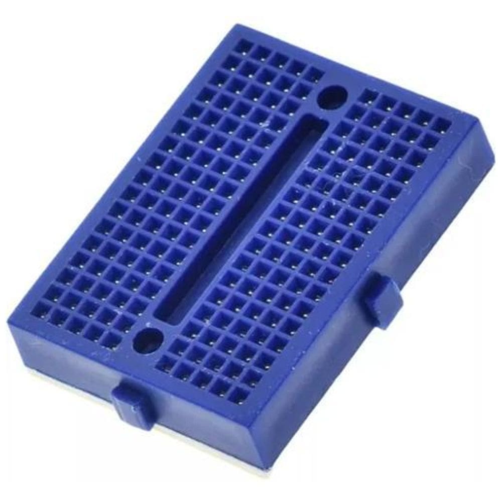Mini Protoboard 170 Pontos - Azul