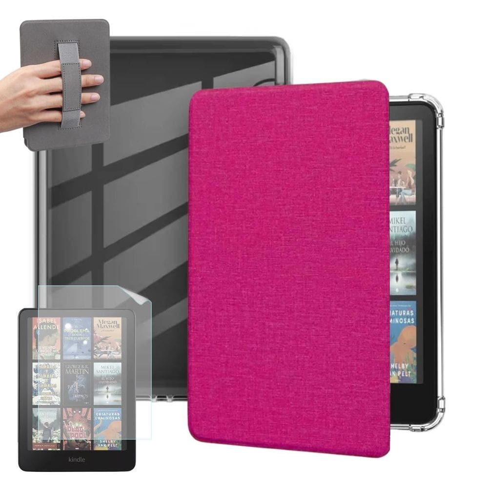 Case Tecido Alça Para Kindle Colorsoft 7 Polegadas+ Película