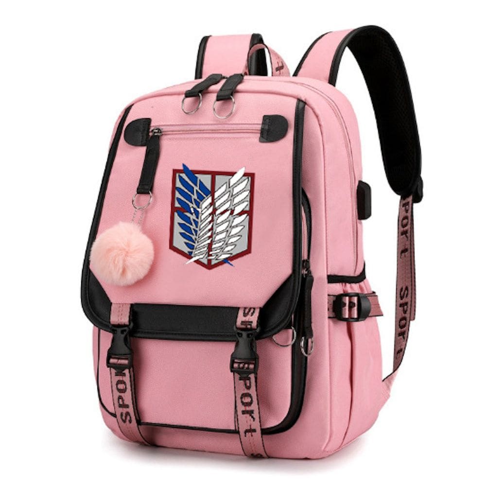 Mochila Attack on Titans Levis Ackermans Cartoon Kids