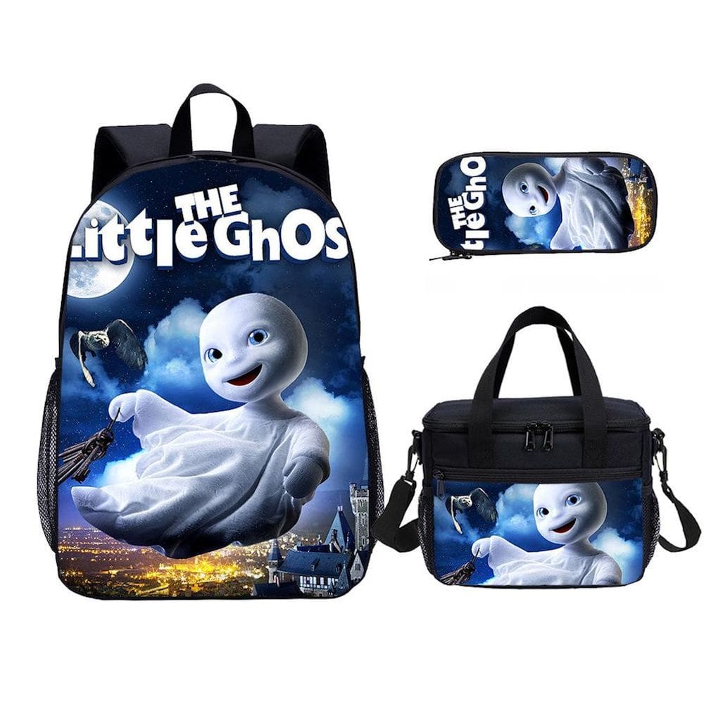 Conjunto de mochilas Das kleines School Bag Anime para crianças, 3 peças
