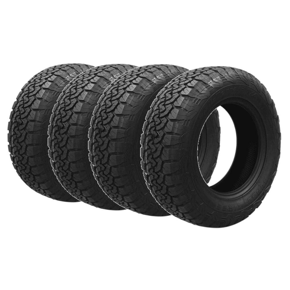 Kit04 Pneu Ford F250 265/75R16 10Pr 123/120R Brutus T/A Xbri